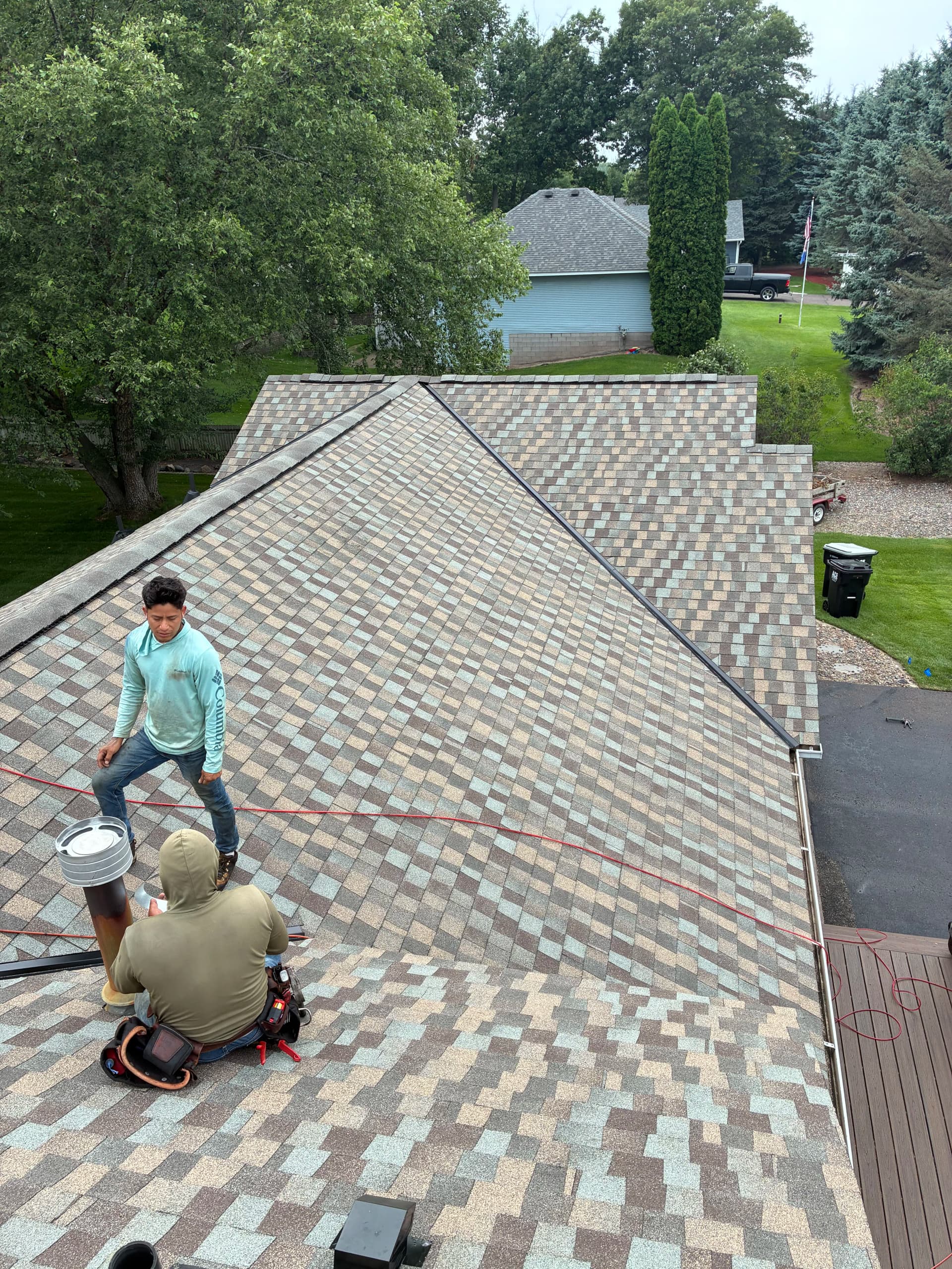 Full Roof Replacement After Storm Damage - Back to Protected image