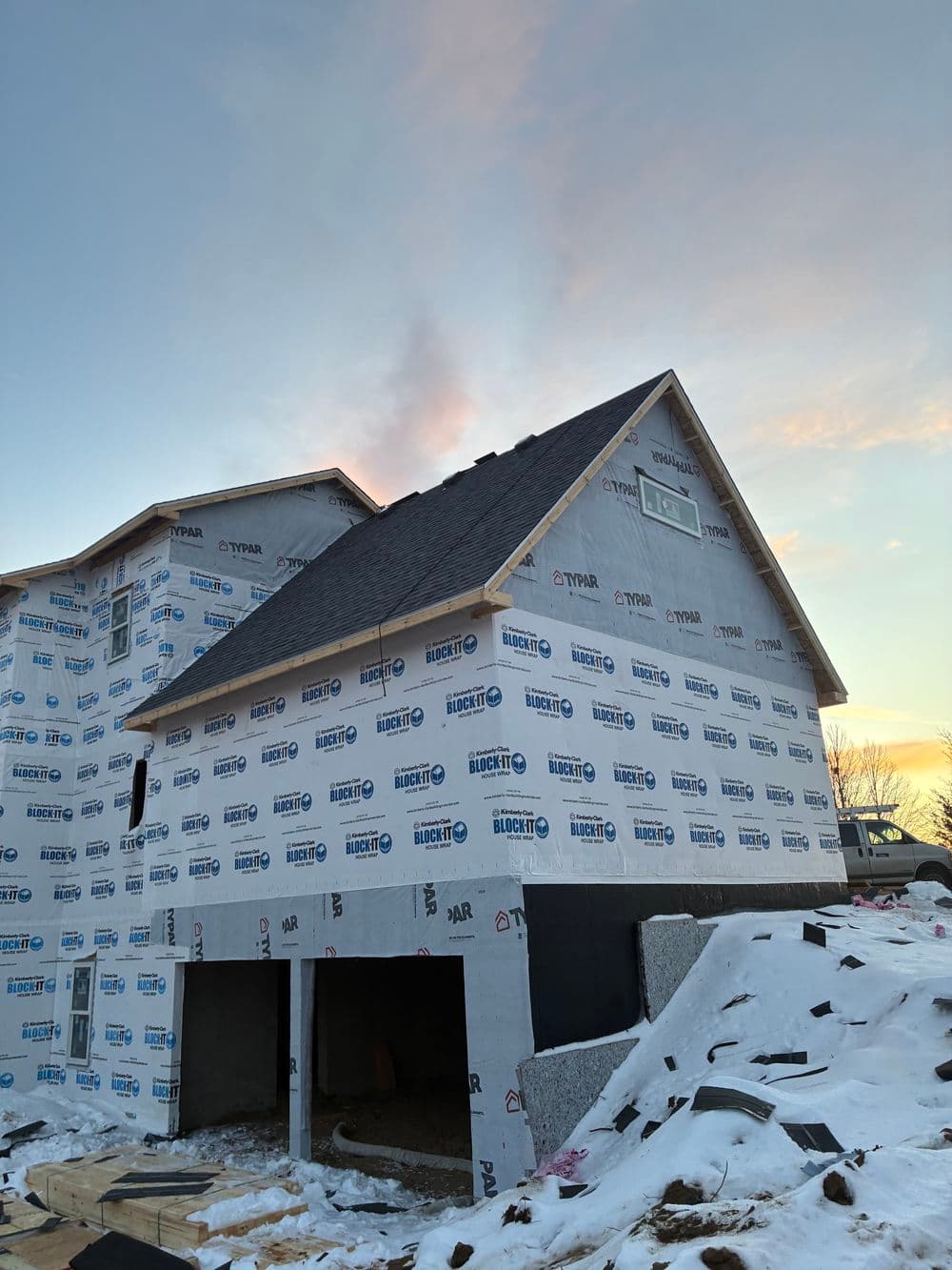 Project Winter Roofing Project Completed on New Construction in Carver MN image