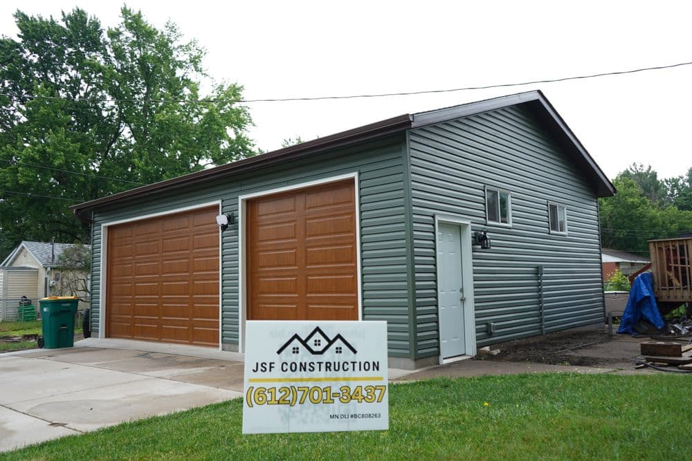 Project 32x26 Garage Build from the Ground Up in Crystal MN image